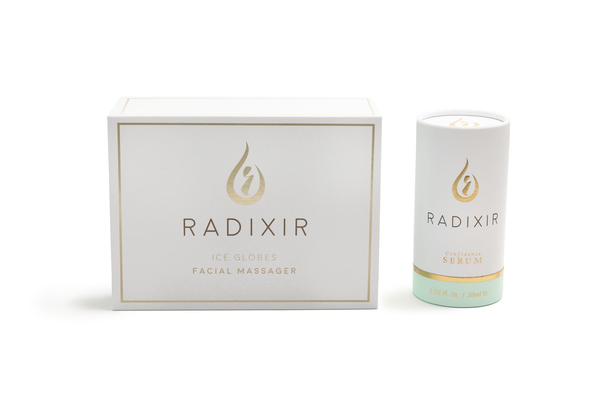 Radixir duo ice globes and confidence serum